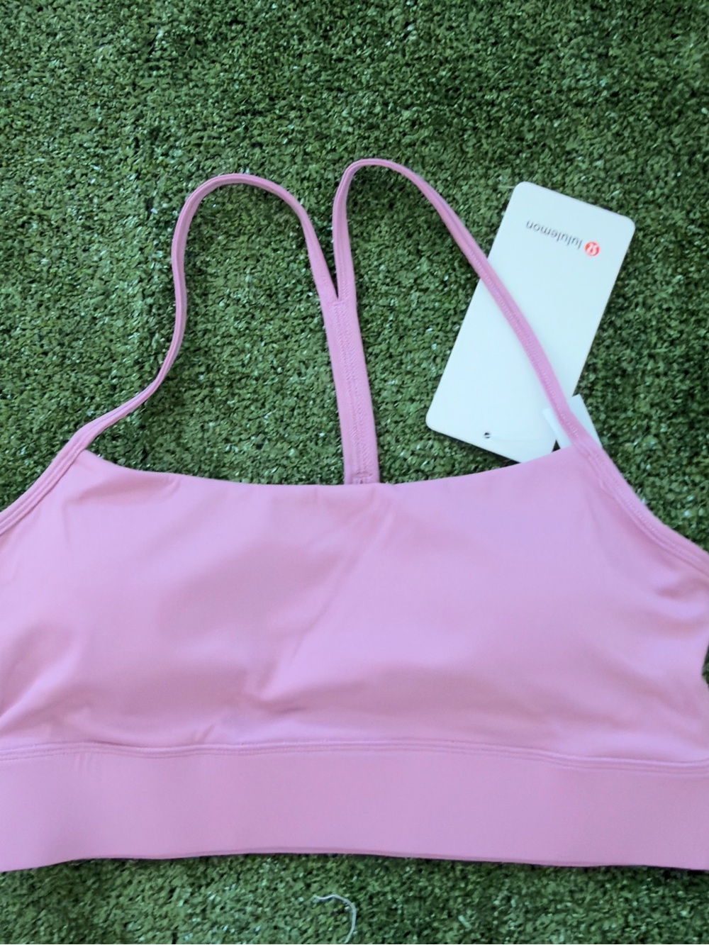 lululemon athletica Light Pink Strappy Sports Bra